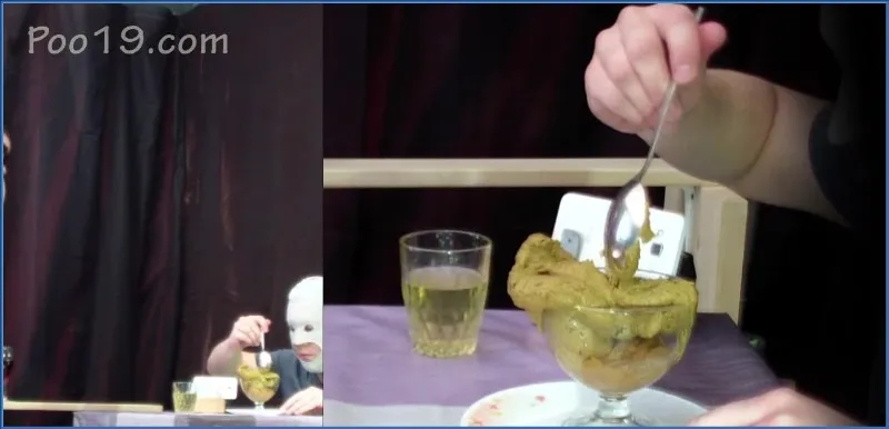 Milana Smelly se fait nourrir de scato par deux filles simultanément - vidéo fétiche