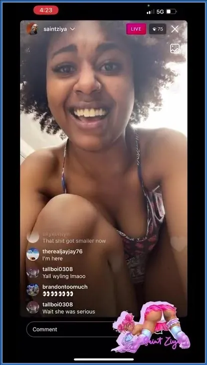 Saint Ziya fait pipi en direct dans un centre commercial sur Instagram - vidéo scato