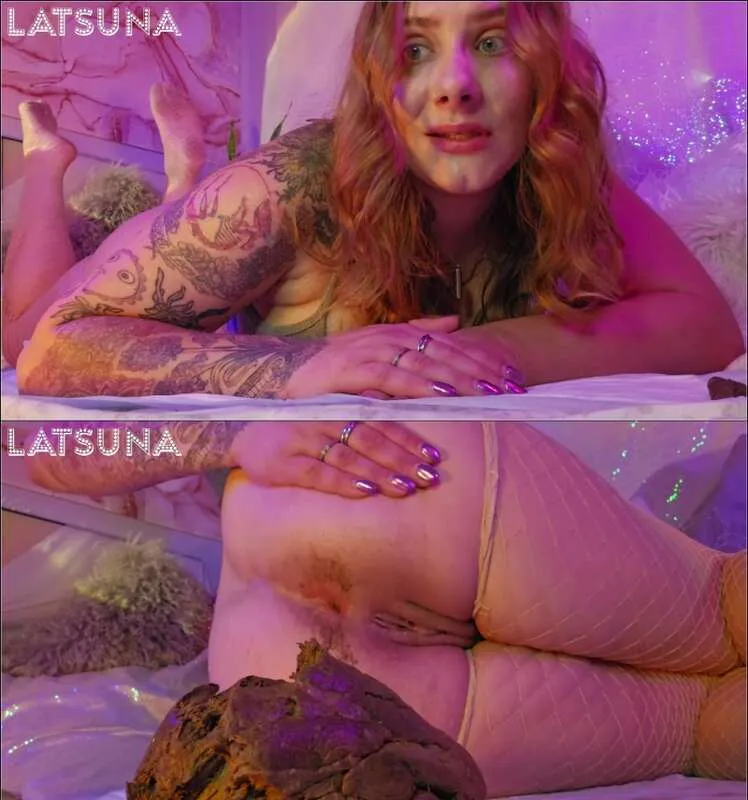 Lady Latsuna's énorme scato après cinq jours de rétention - vidéo scato